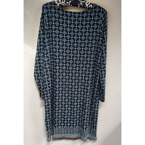 white christmas dresses Dress Casual Maxi By J. Jill In Blue & White, Size:S – Clothes Mentor  Mayfield Heights OH main image 0
